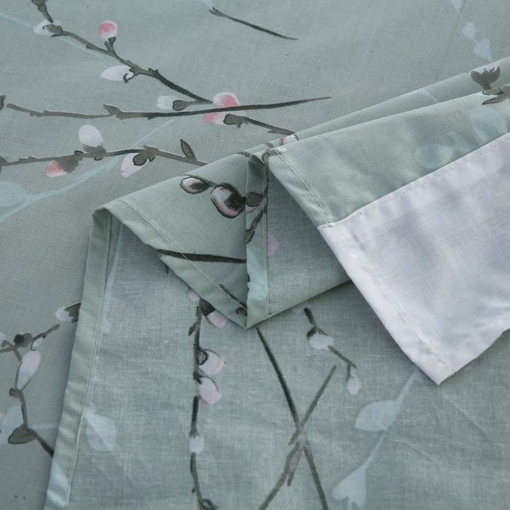 3 Pcs Cuffed Printed Bedsheet Set - 1699