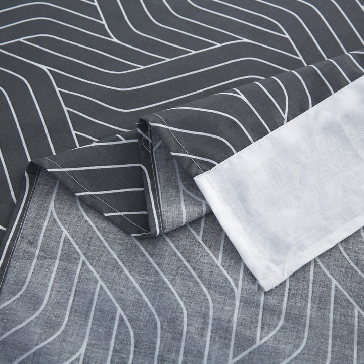 3 Pcs Cuffed Printed Bedsheet Set - 1706