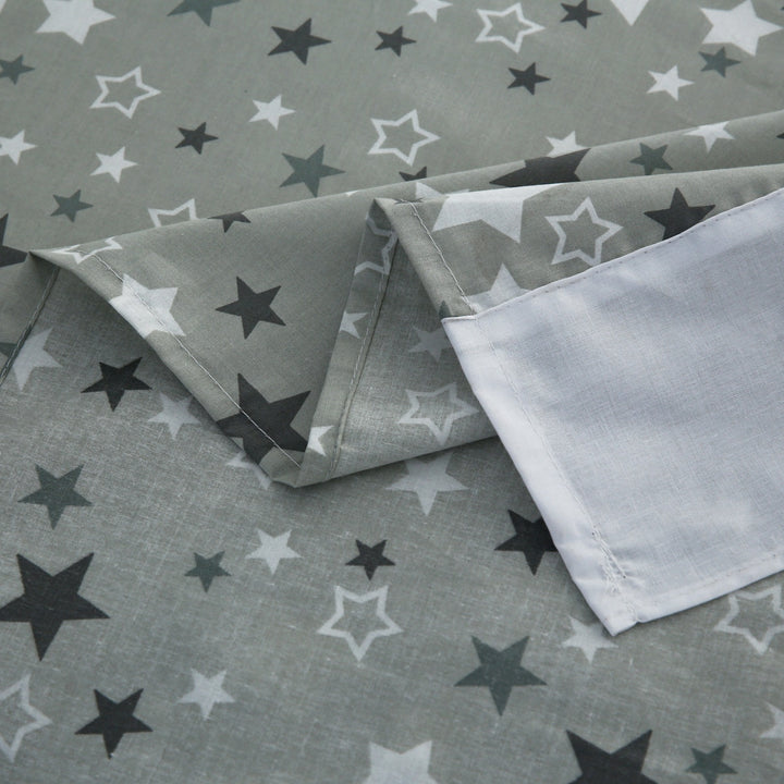3 Pcs Cuffed Printed Bedsheet Set - 1707