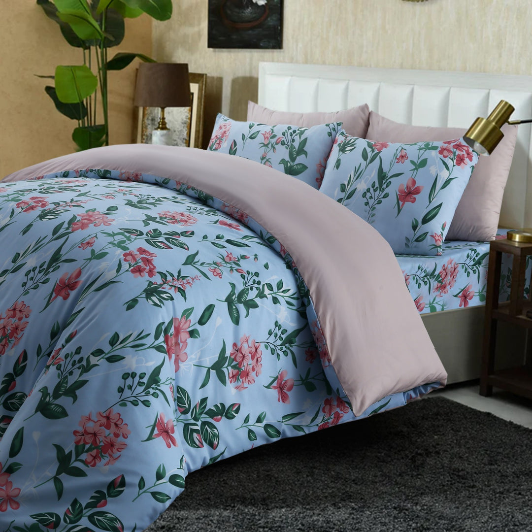 6 Pcs Aquatic Sea Printed Duvet Set - 1584