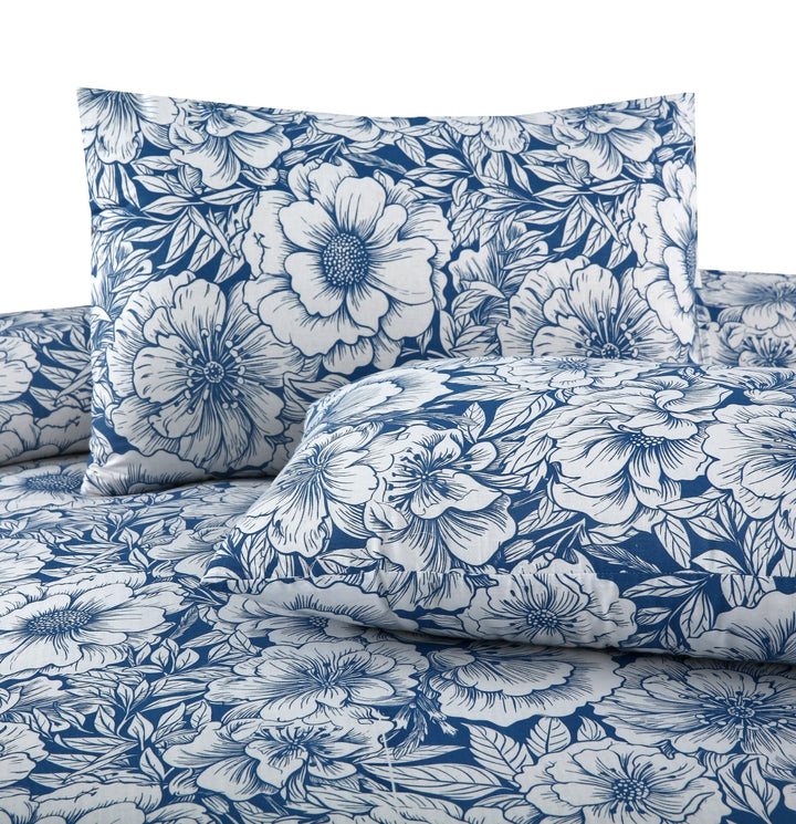 3 Pcs Premium Printed Bedsheet Set - 1266