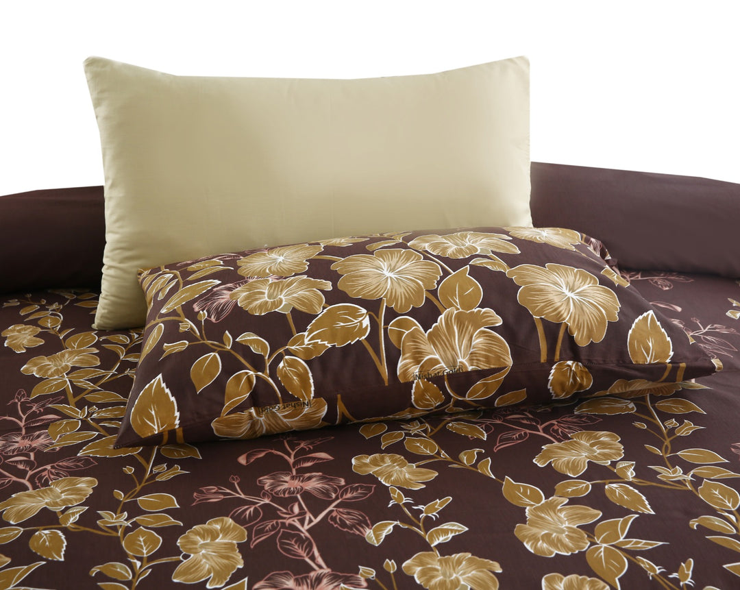 5 Pcs Elegant Printed Bed Sheet -1244