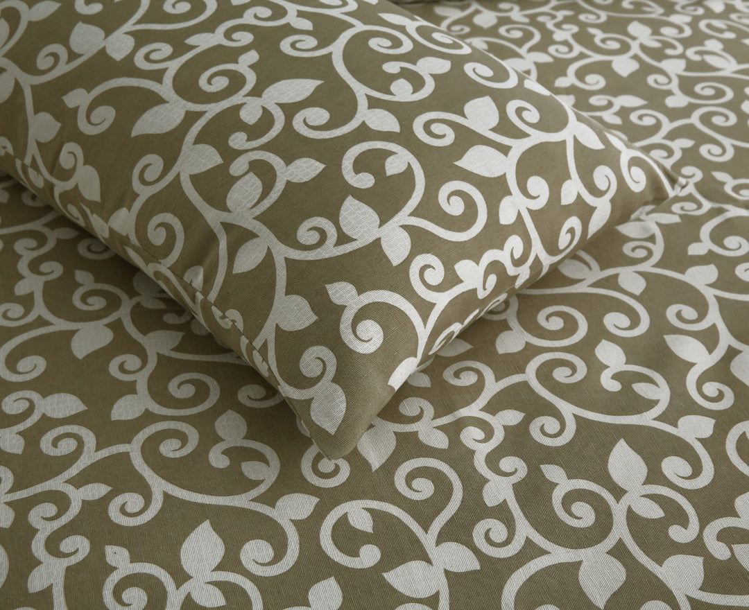 3 PCS PRINTED KING SIZE BED SHEET 821