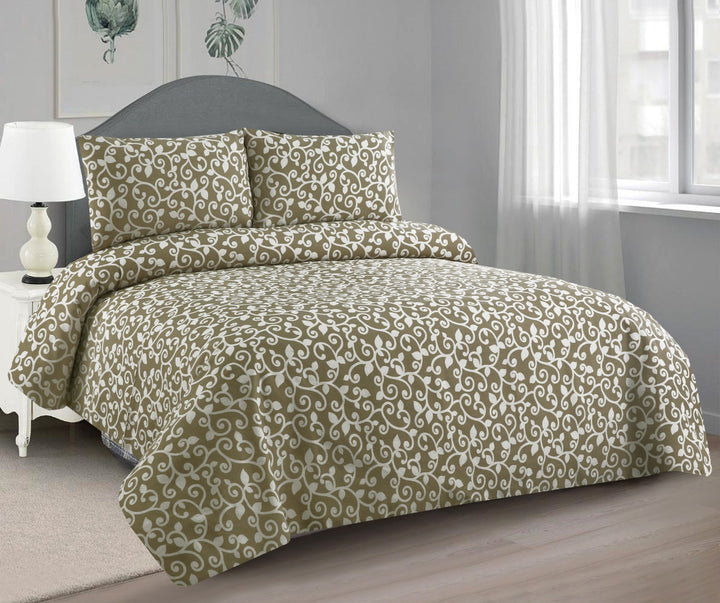3 PCS PRINTED KING SIZE BED SHEET 821